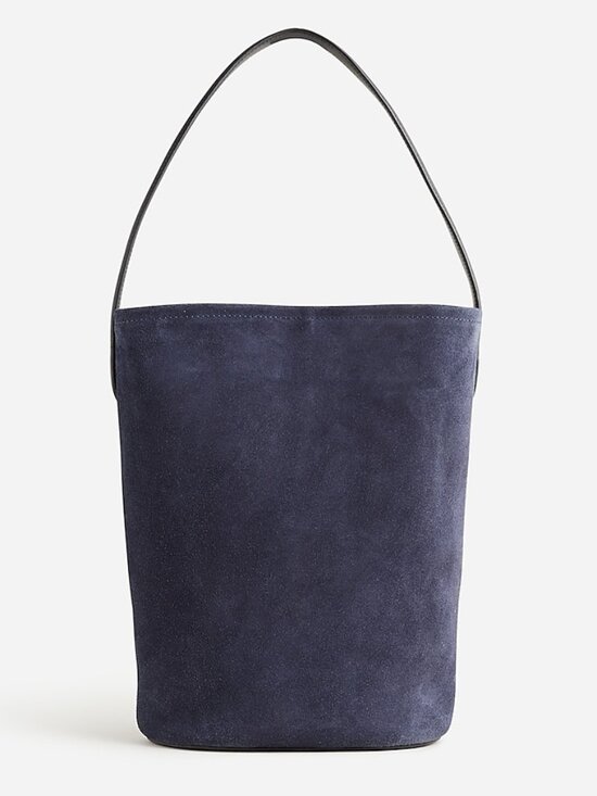 J. Crew Handbags - J. Crew Berkeley Bucket Bag - Leather and Suede